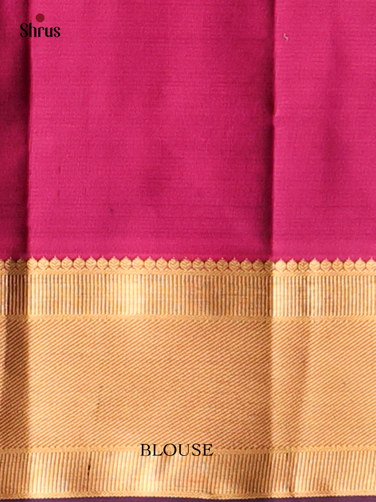 Green & Purple - Kanchipuram silk Saree - Shop on Shrus.com