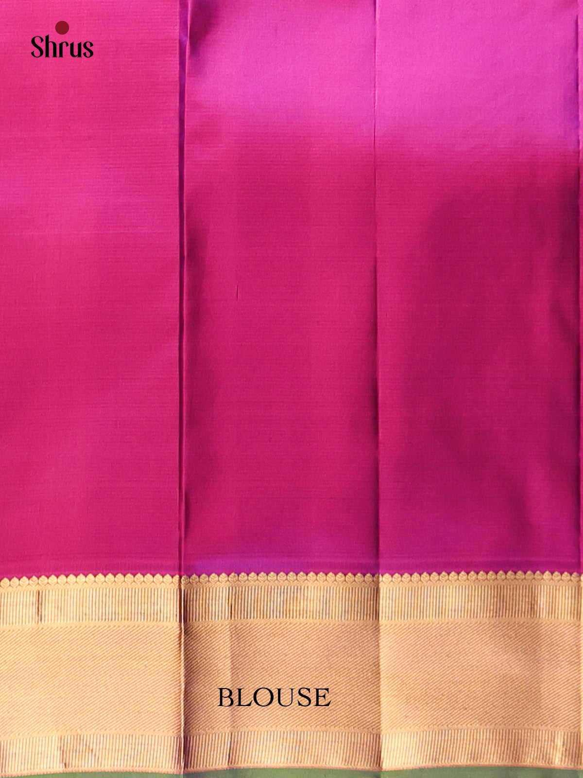 Blue & Purple - Kanchipuram silk Saree - Shop on Shrus.com