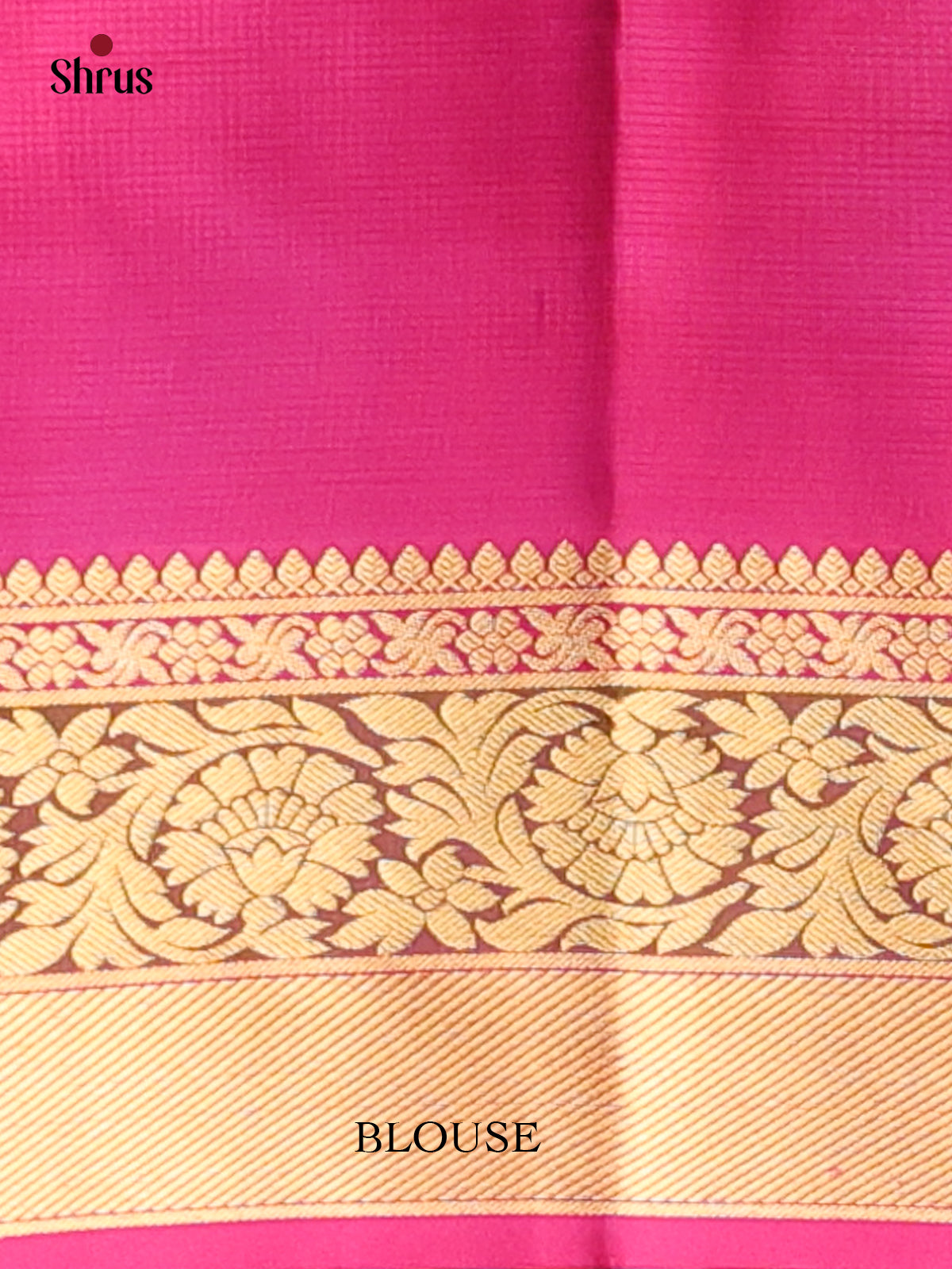 Onion Pink & Maroon - Kanchipuram silk Saree - Shop on Shrus.com
