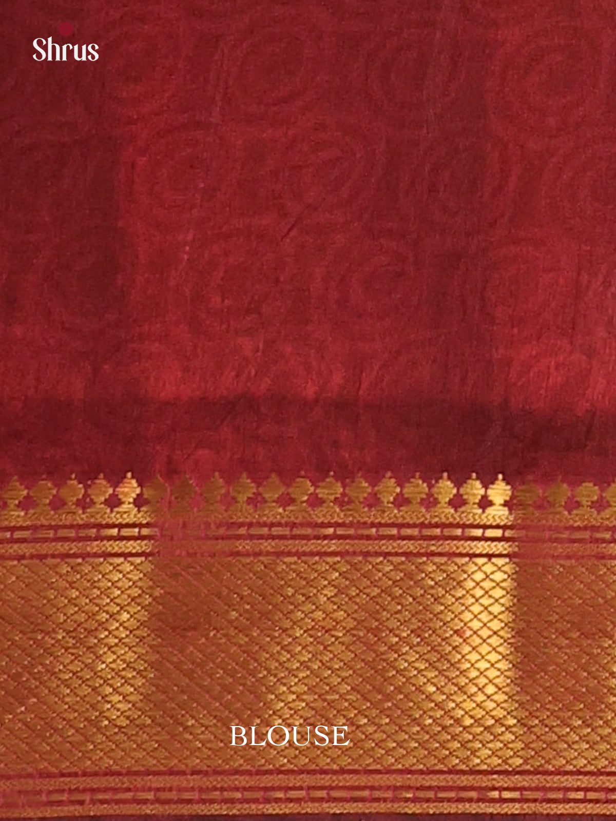 Black & Maroon - Semi Patola Saree - Shop on Shrus.com