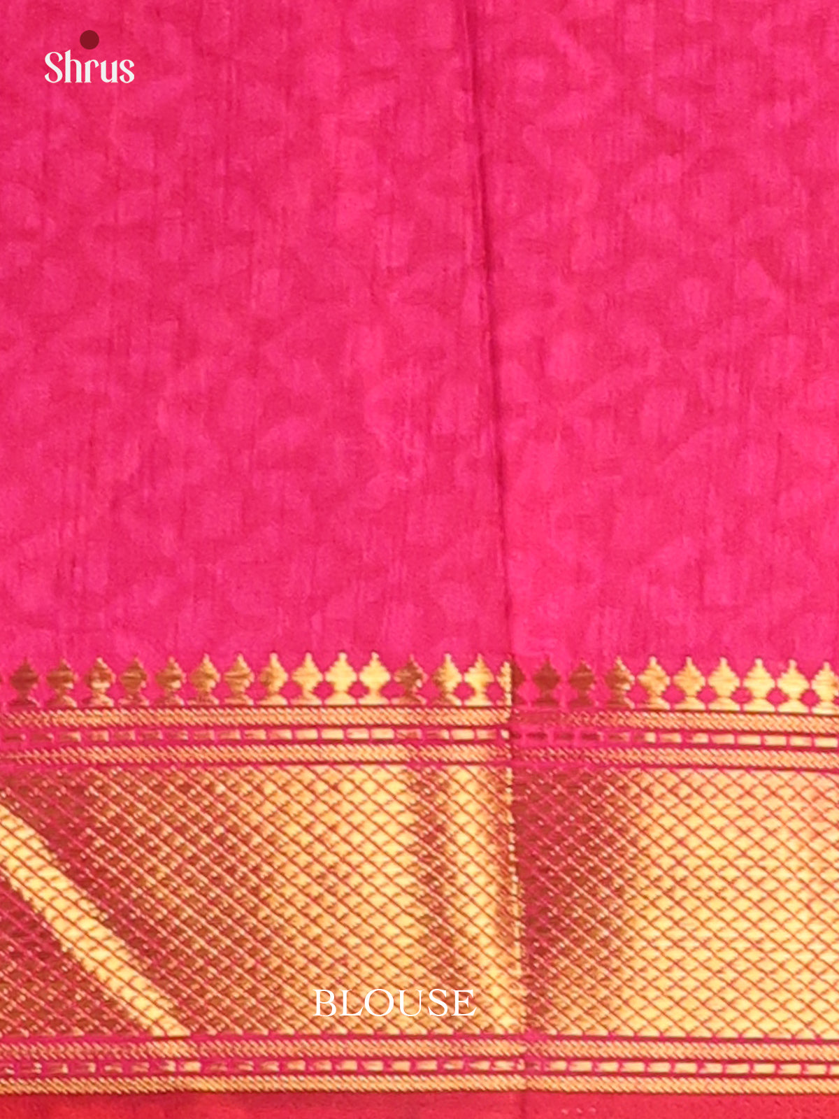 Purple & Pink - Semi Patola Saree - Shop on Shrus.com