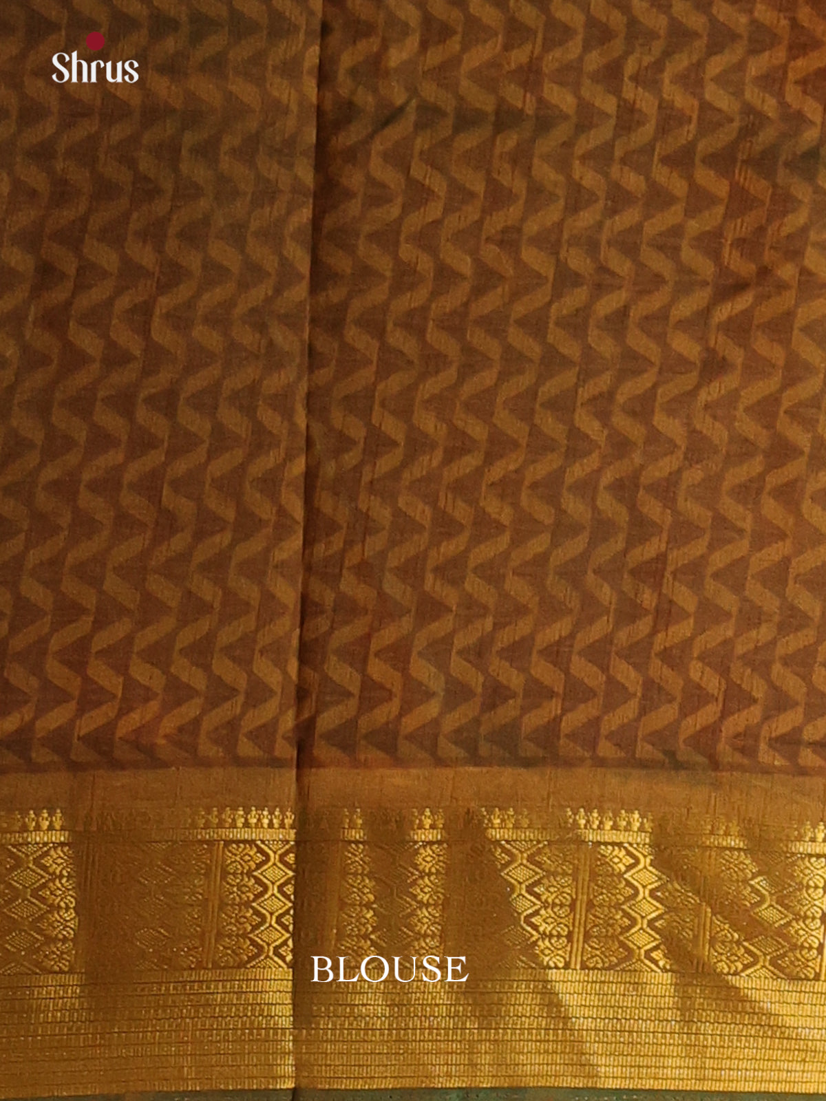 Green & Mehandi - Semi Patola Saree - Shop on Shrus.com