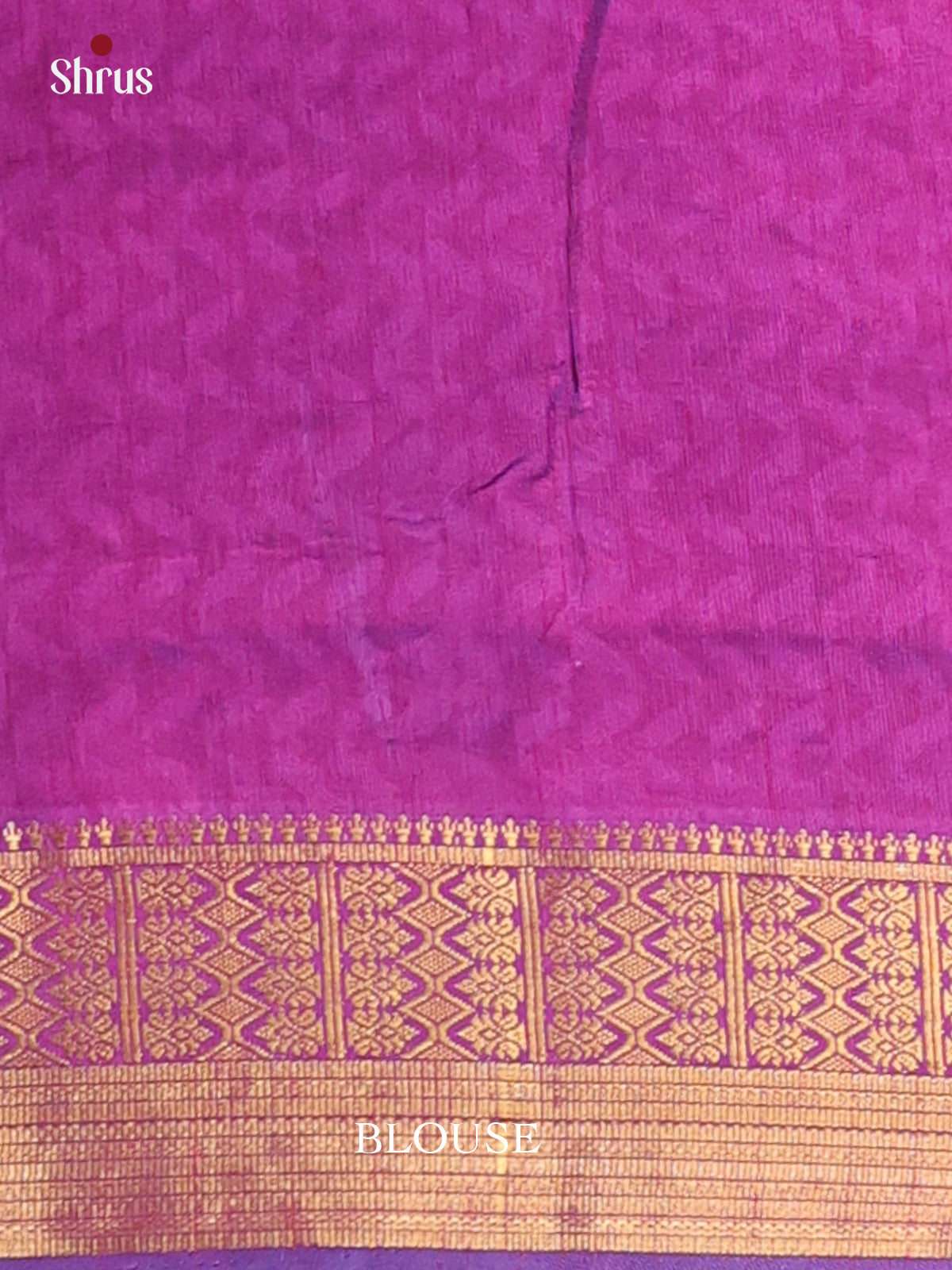 Blue & Purple- Semi Patola Saree - Shop on Shrus.com