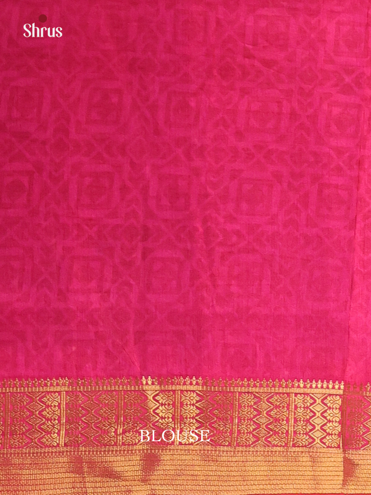 Purple & Pink - Semi Patola Saree - Shop on Shrus.com