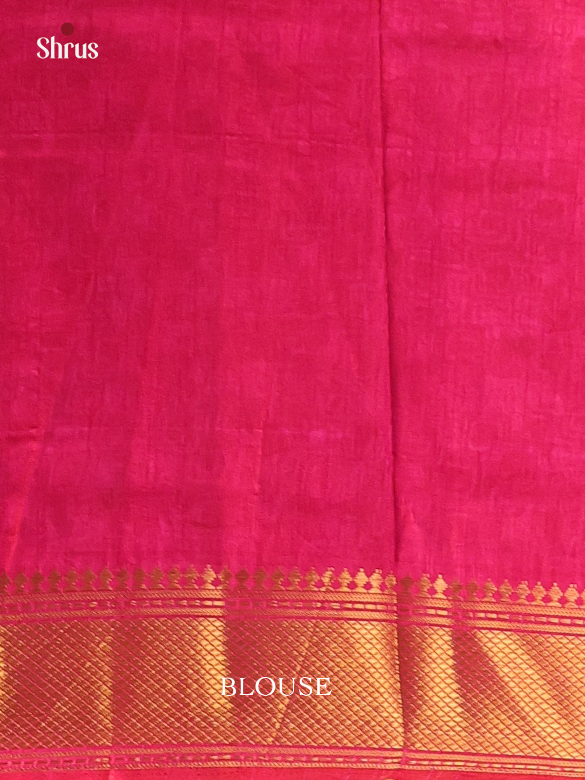 Purple & Pink- Semi Patola Saree - Shop on Shrus.com