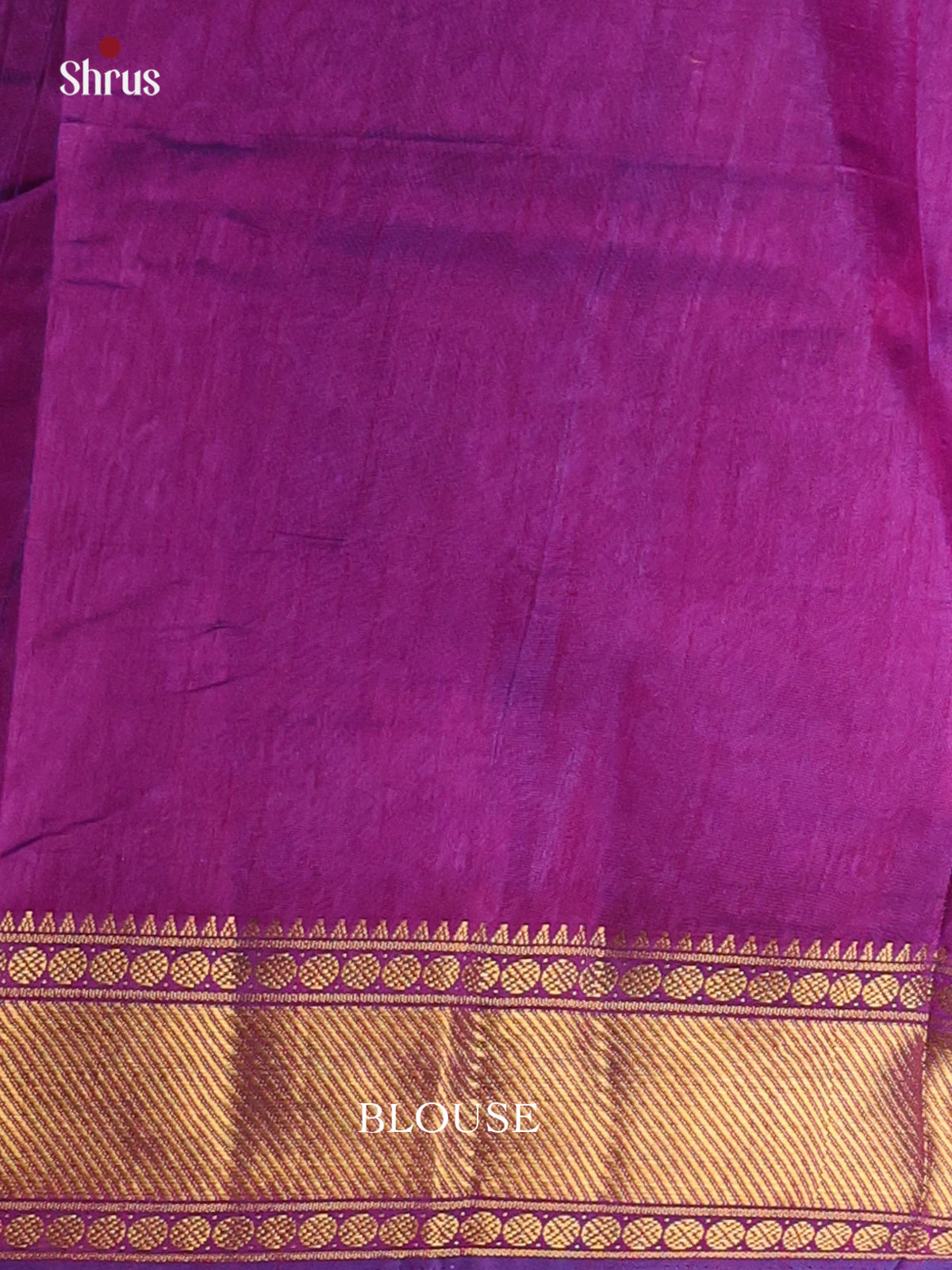Blue & Purple - Semi Patola Saree - Shop on Shrus.com