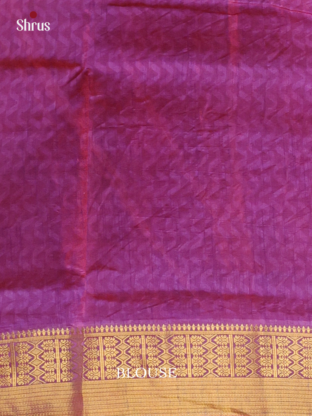 Maroon & Purple - Semi Patola Saree - Shop on Shrus.com