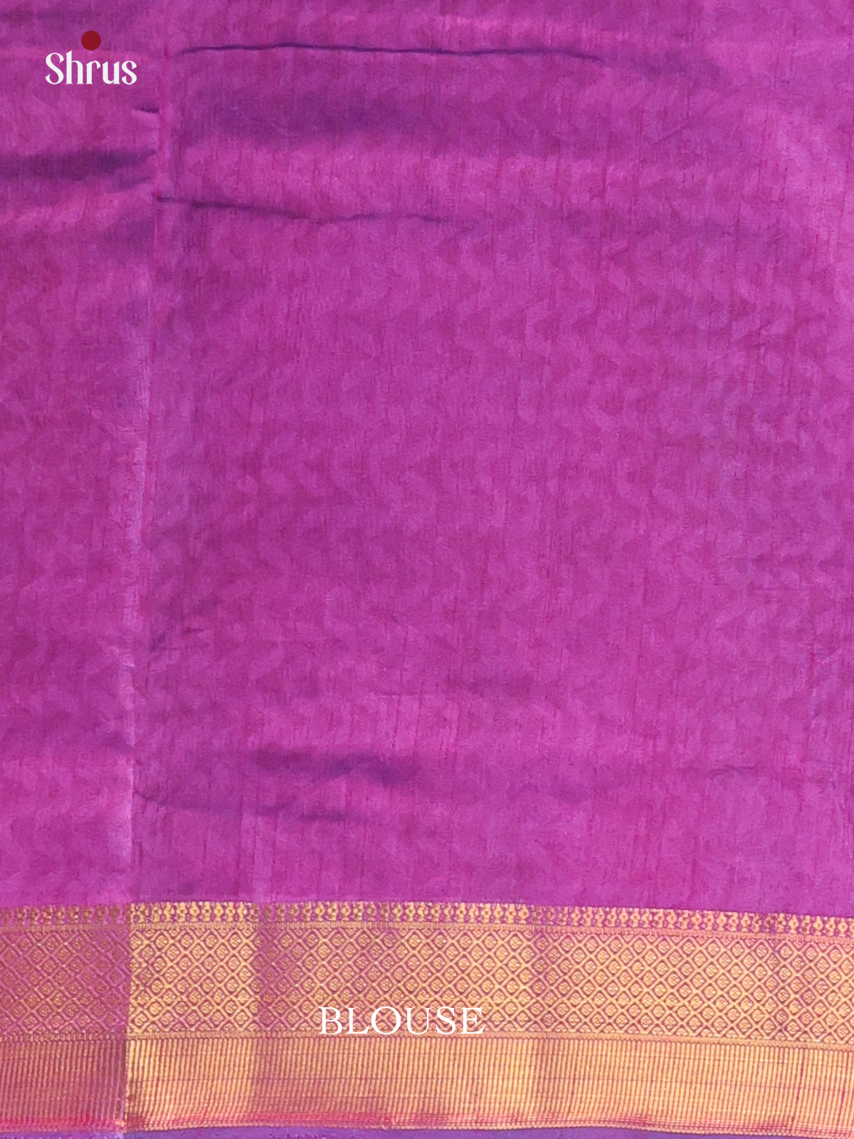 Blue & Purple - Semi Patola Saree - Shop on Shrus.com