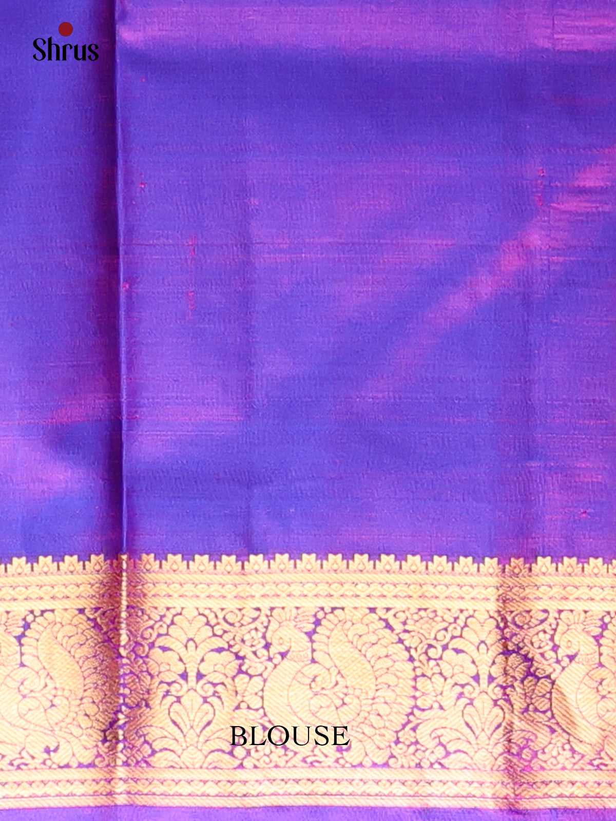 Purple(Single Tone) - Kanchipuram silk Saree - Shop on Shrus.com