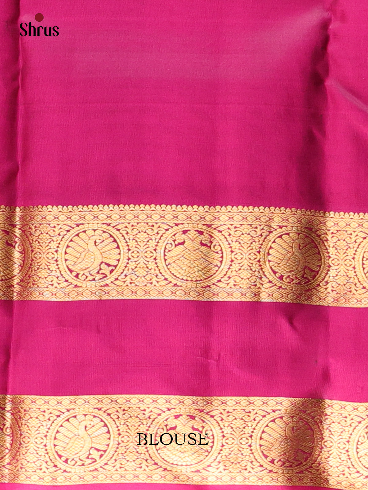 Green & Purple - Kanchipuram silk Saree - Shop on Shrus.com