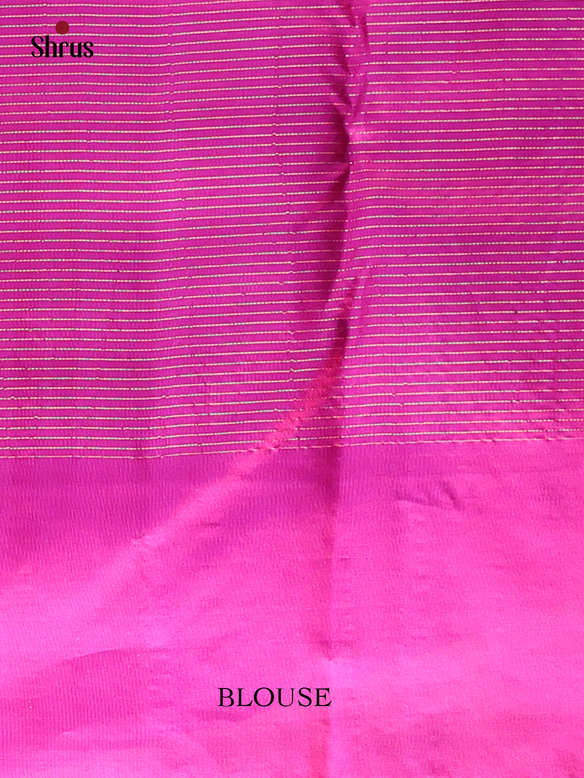 Orange & Majenta - Kanchipuram silk Saree - Shop on Shrus.com