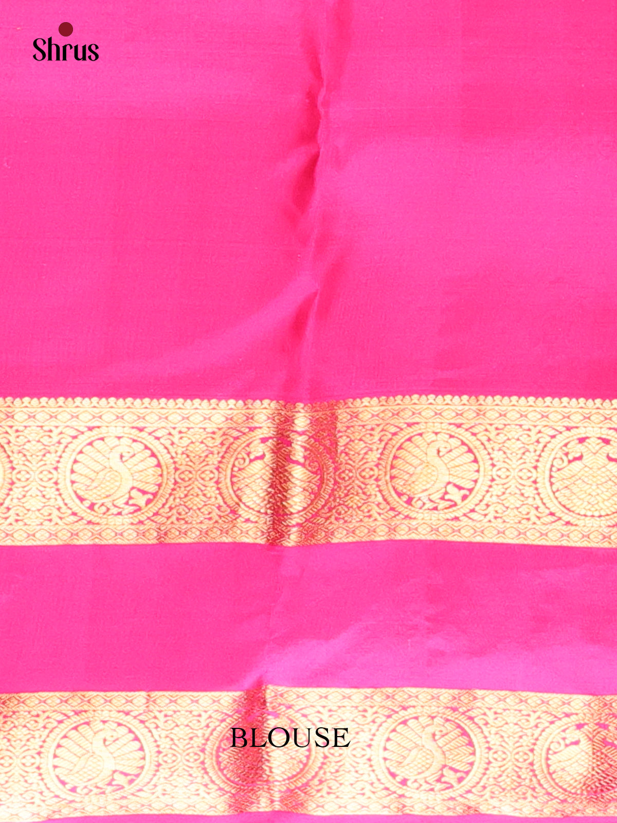 Purple & Pink - Kanchipuram silk Saree - Shop on Shrus.com