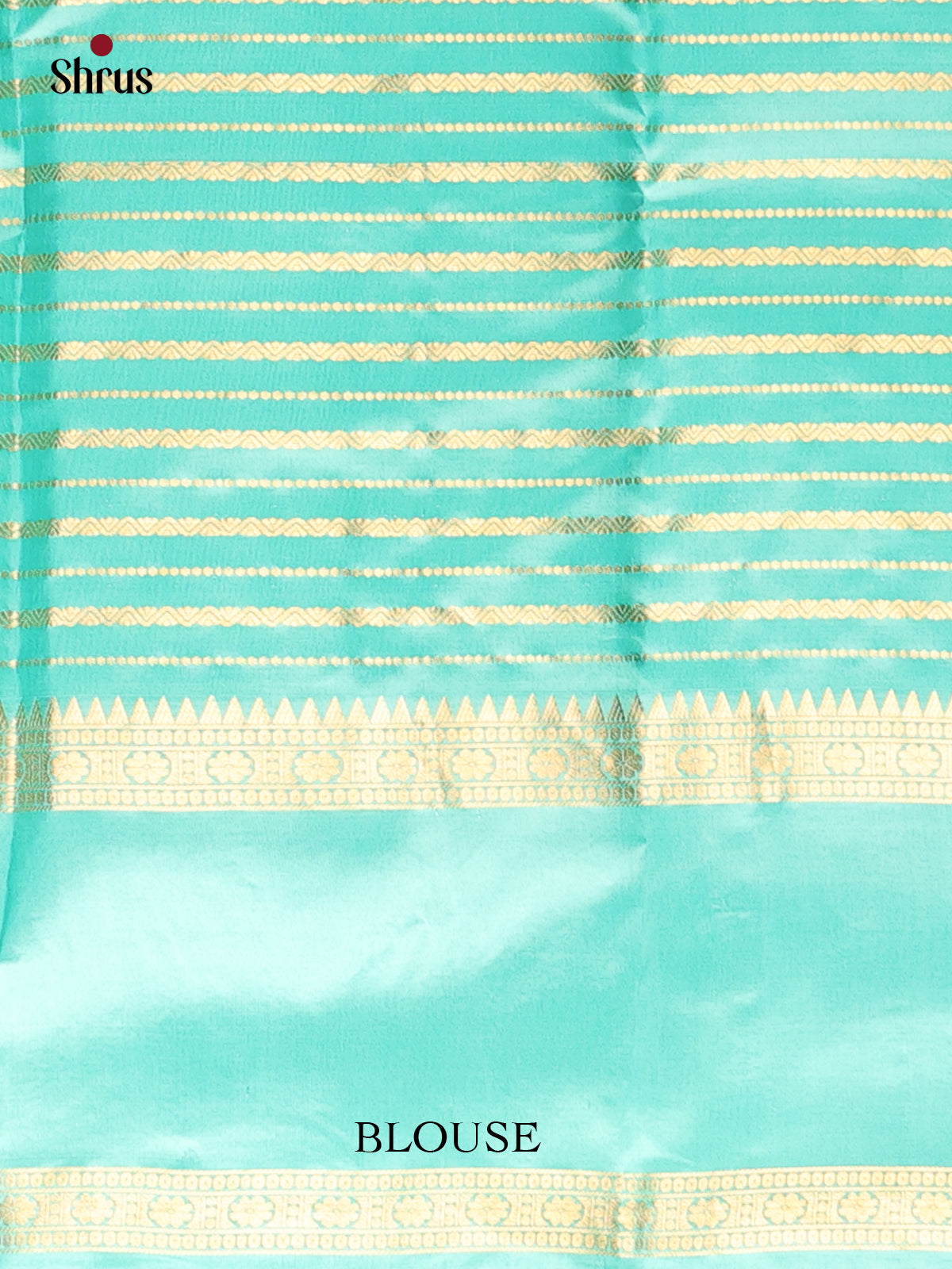 Violet & Teal Green - Kanchipuram silk Saree - Shop on Shrus.com