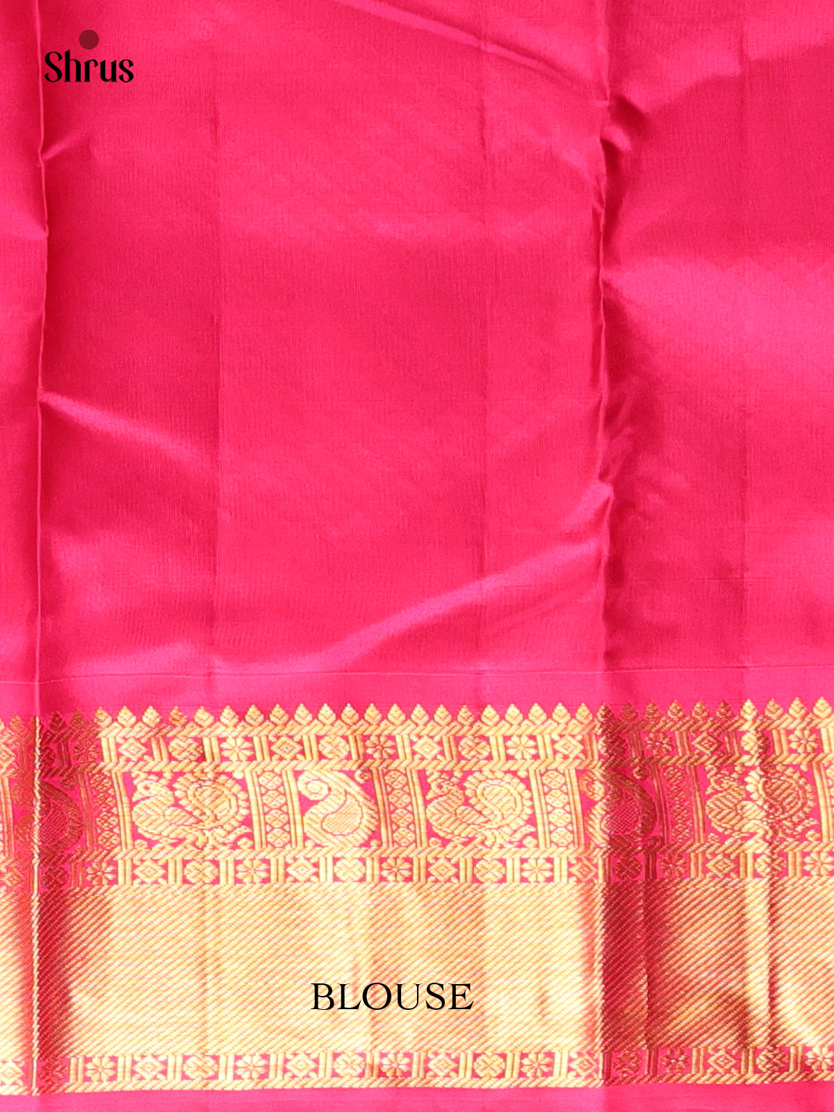Blue- Kanchipuram silk Saree - Shop on Shrus.com
