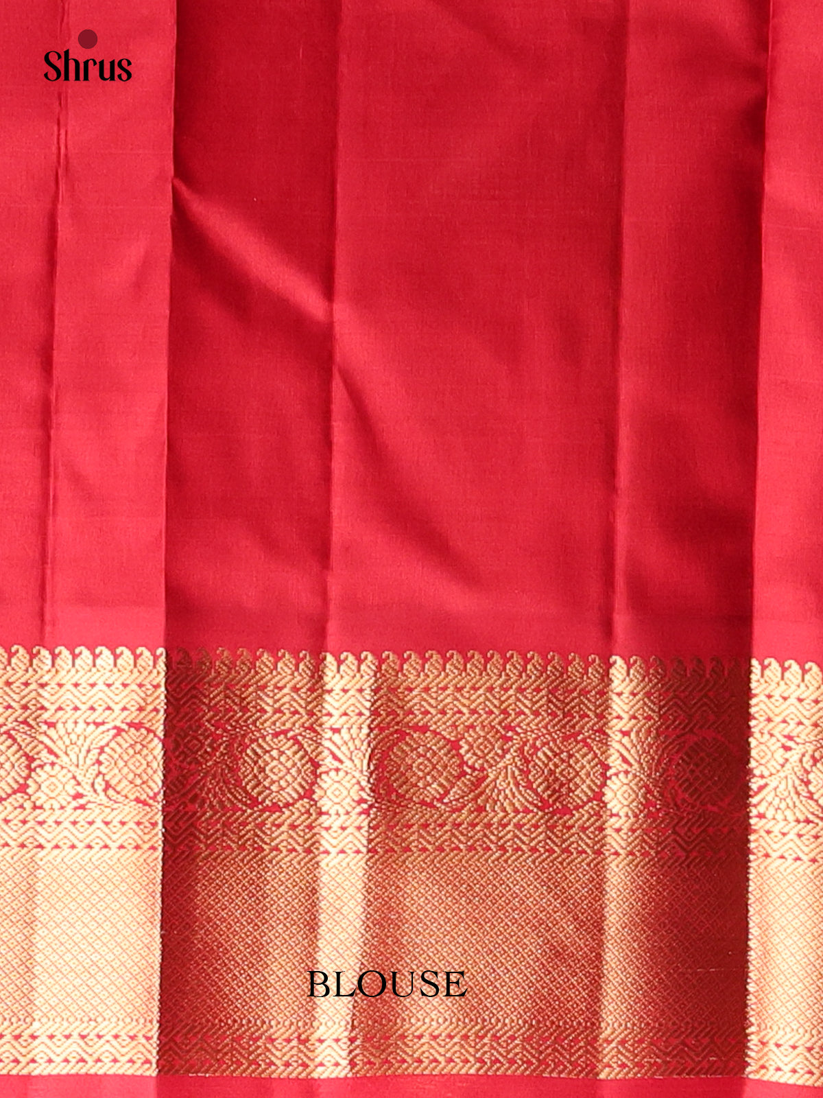Green & Red - Kanchipuram silk Saree - Shop on Shrus.com