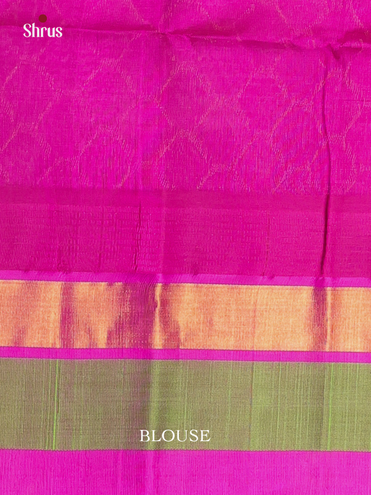 Green & Majenta - Silk Cotton Saree - Shop on Shrus.com