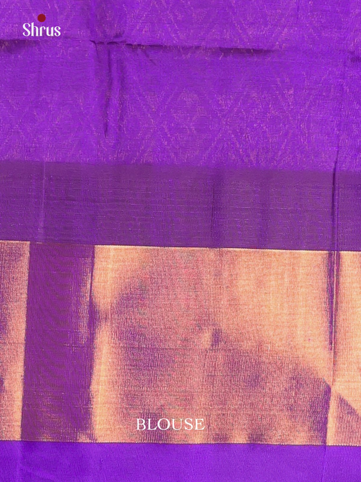 Pink & Violet - Silk Cotton Saree - Shop on Shrus.com