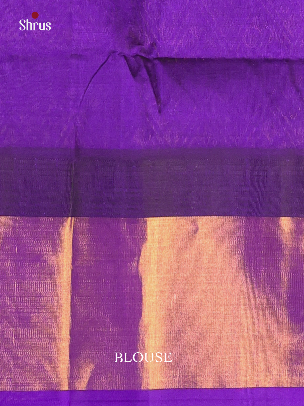 Peach & Violet- Silk Cotton Saree - Shop on Shrus.com