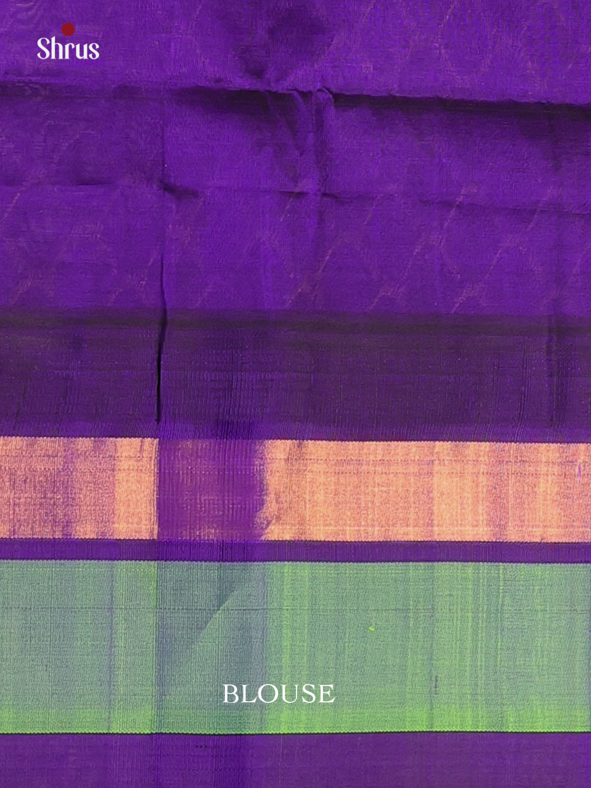 Pink & Violet - Silk Cotton Saree - Shop on Shrus.com