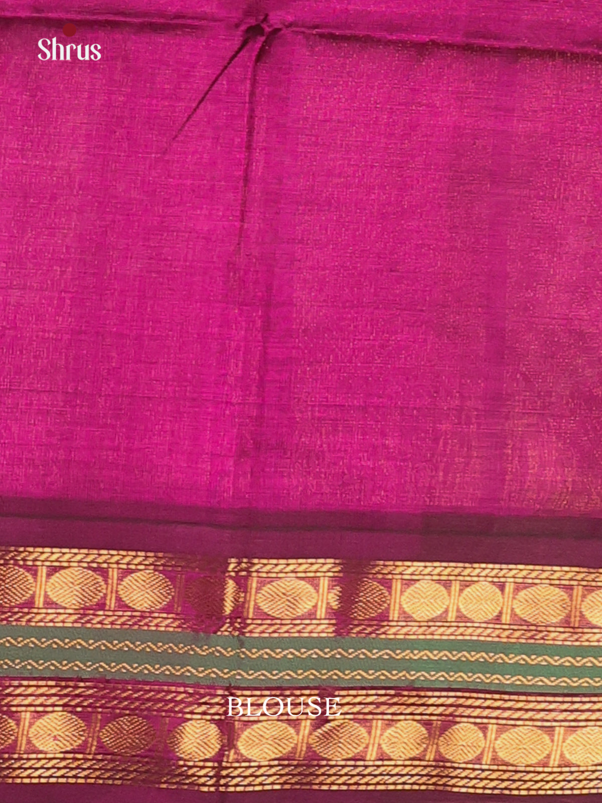 Orange & Purple - Silk Cotton Saree - Shop on Shrus.com