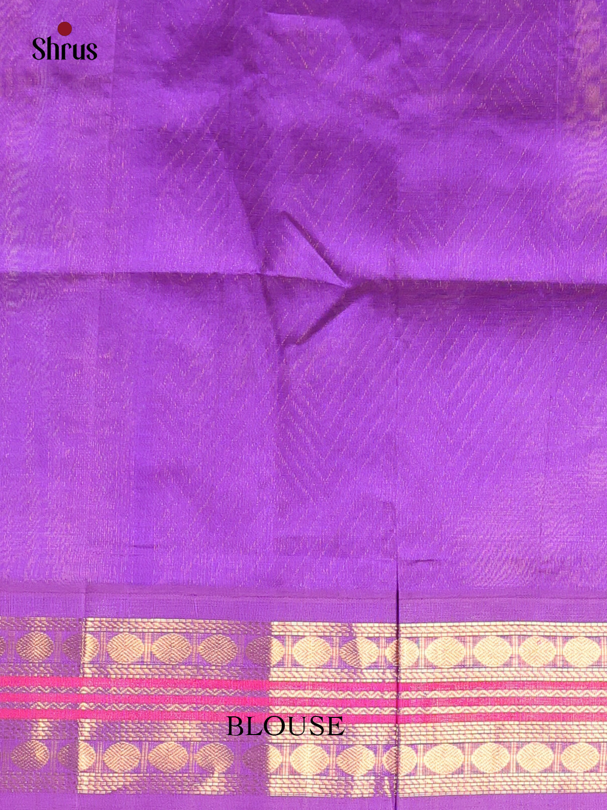 Teal & Purple - Silk Cotton Saree - Shop on Shrus.com