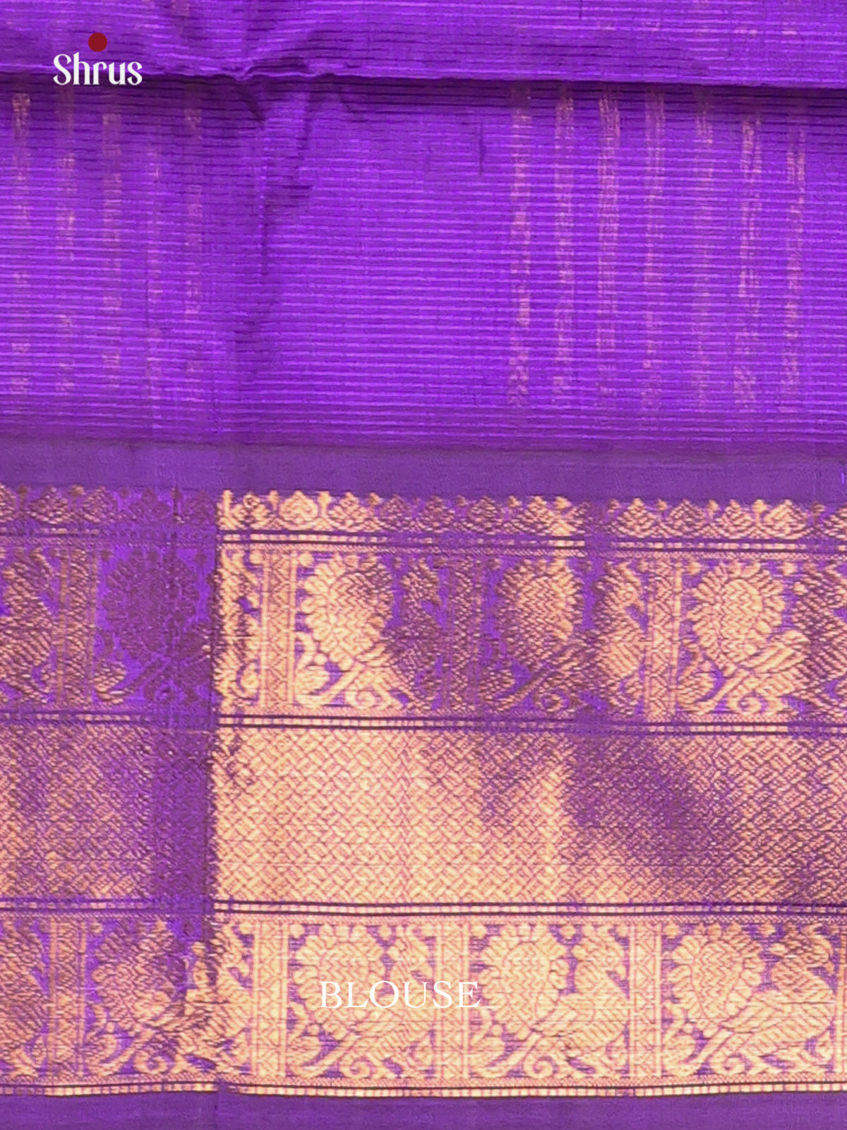 Teal Green & Violet - Silk Cotton Saree - Shop on Shrus.com