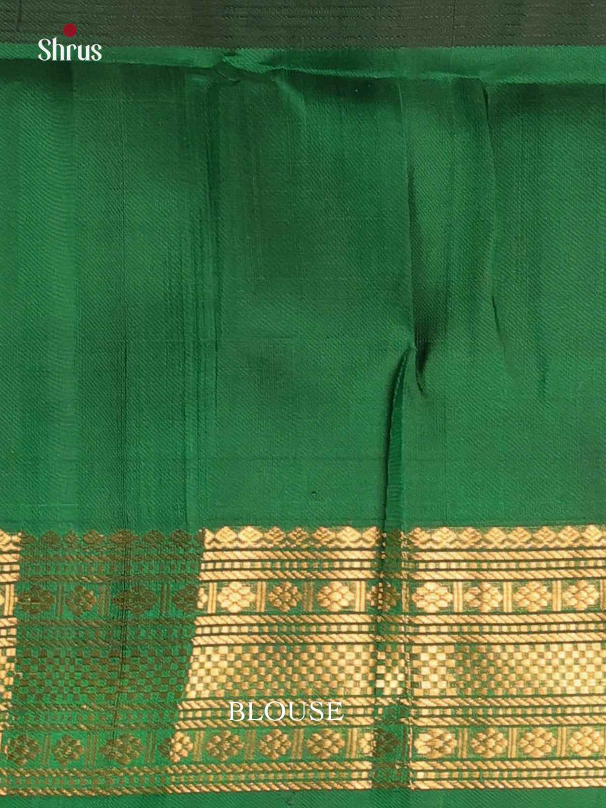Purple & Green - Silk Cotton Saree - Shop on Shrus.com