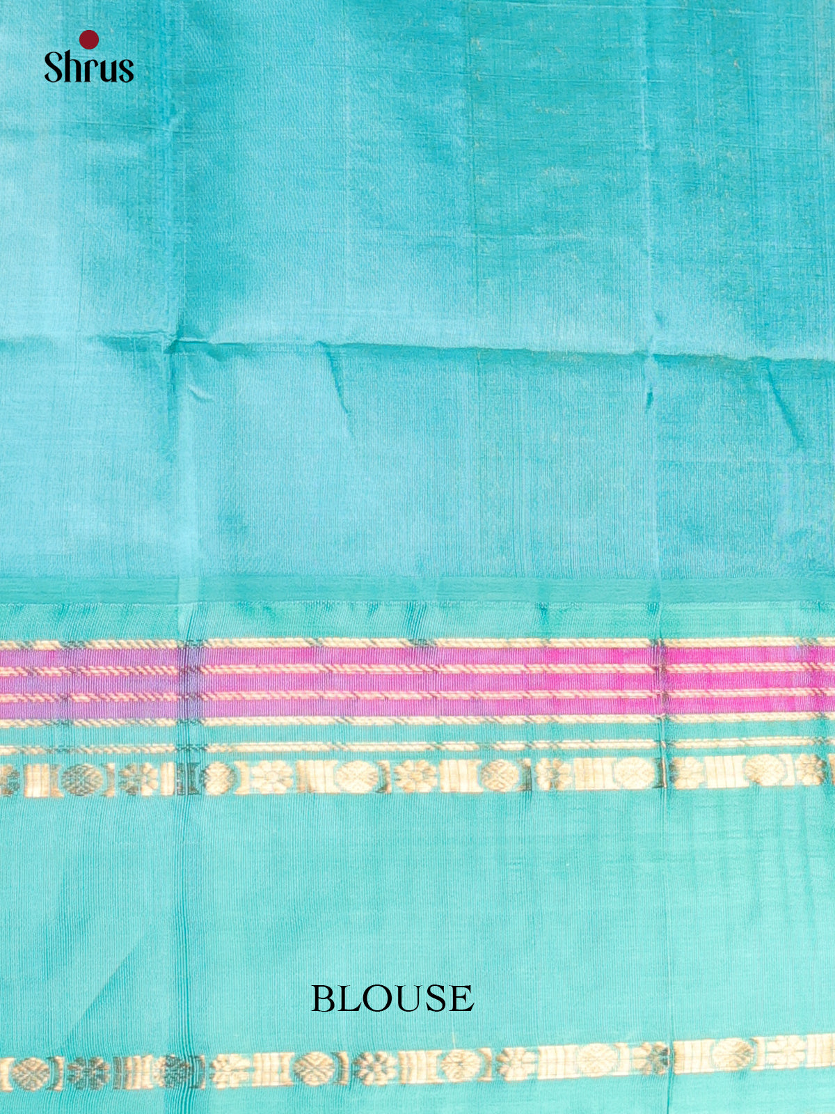 Violet & Teal - Silk Cotton Saree - Shop on Shrus.com