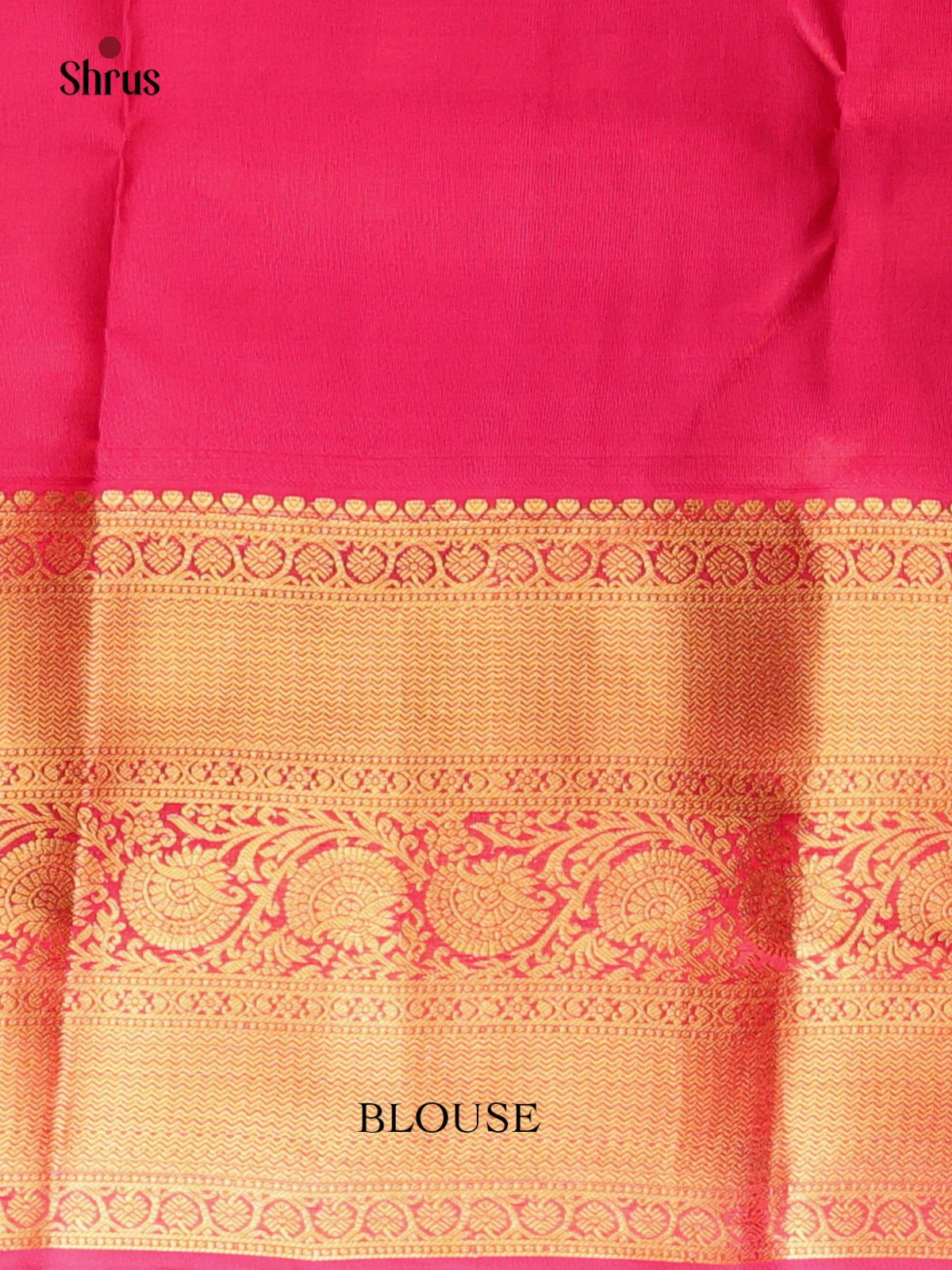 Yellow - Kanchipuram silk Saree - Shop on Shrus.com