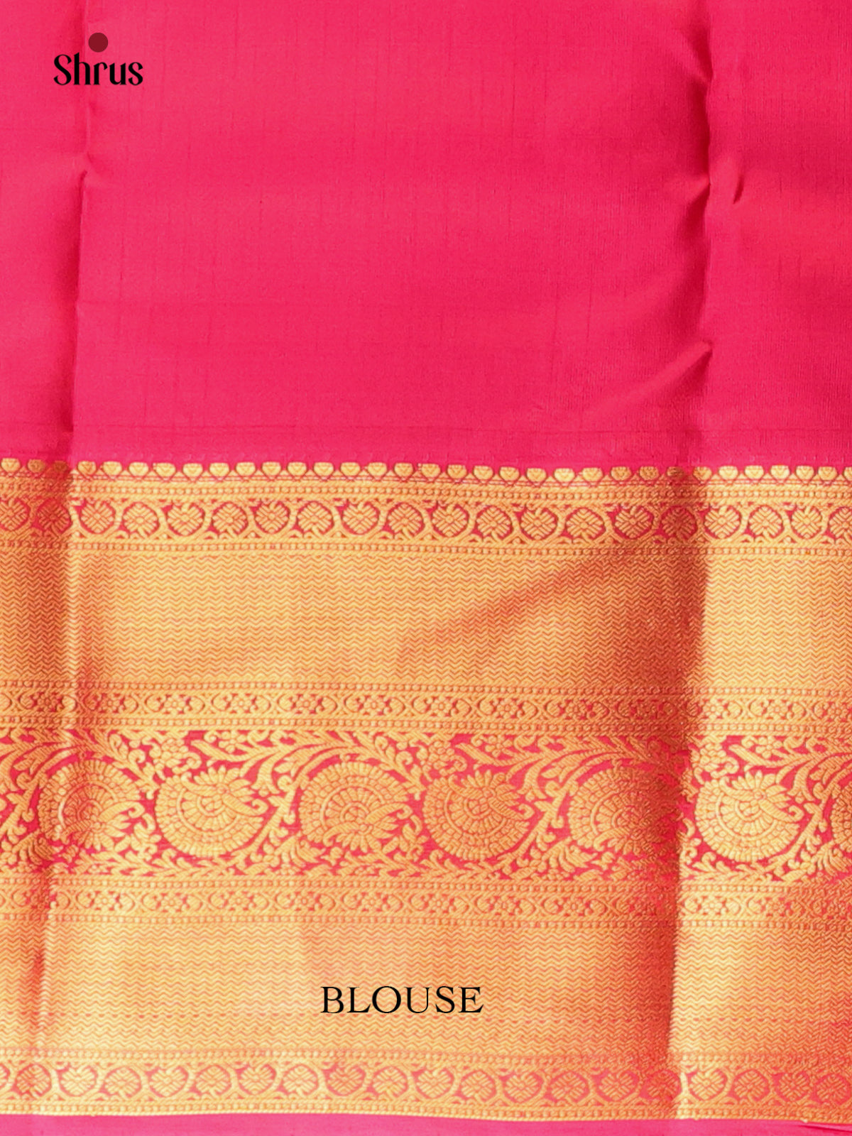 Green & Pink - Kanchipuram silk Saree - Shop on Shrus.com