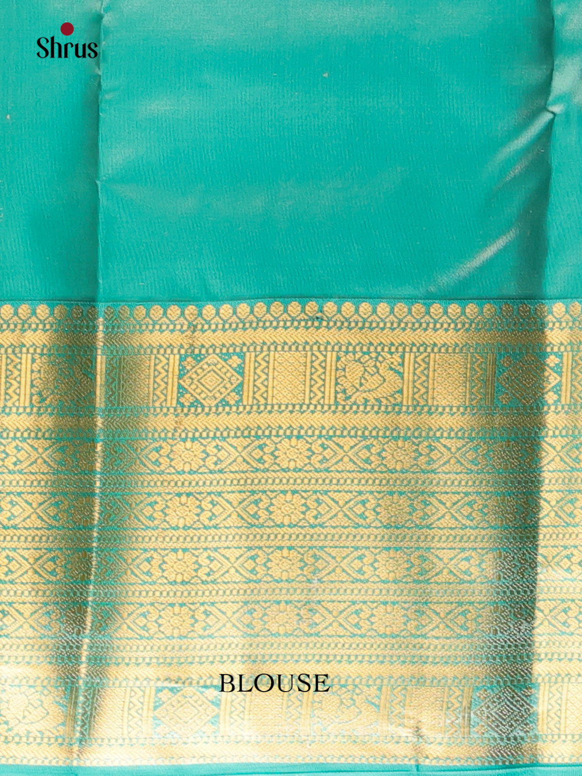Violet & Teal - Kanchipuram silk Saree - Shop on Shrus.com