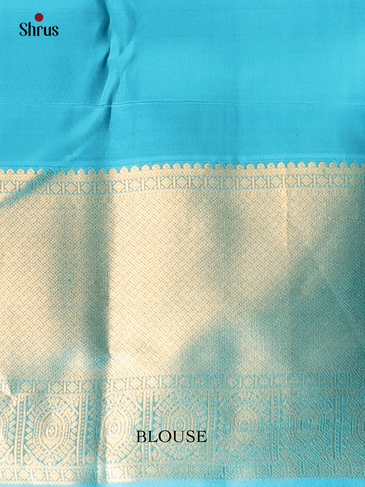 Purple & Teal - Kanchipuram silk Saree - Shop on Shrus.com