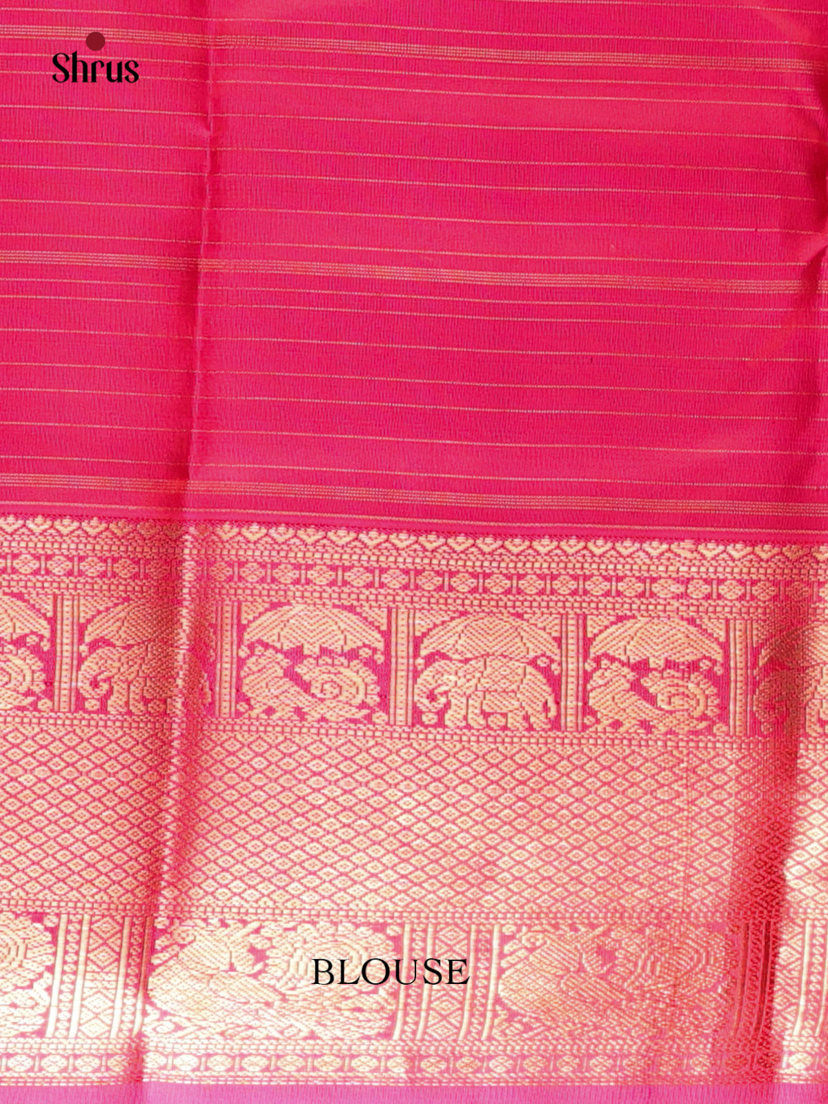 Lavender and Pink Pure Kanchipuram silk Saree With Intricate Zari Woven Floral Motifs-2