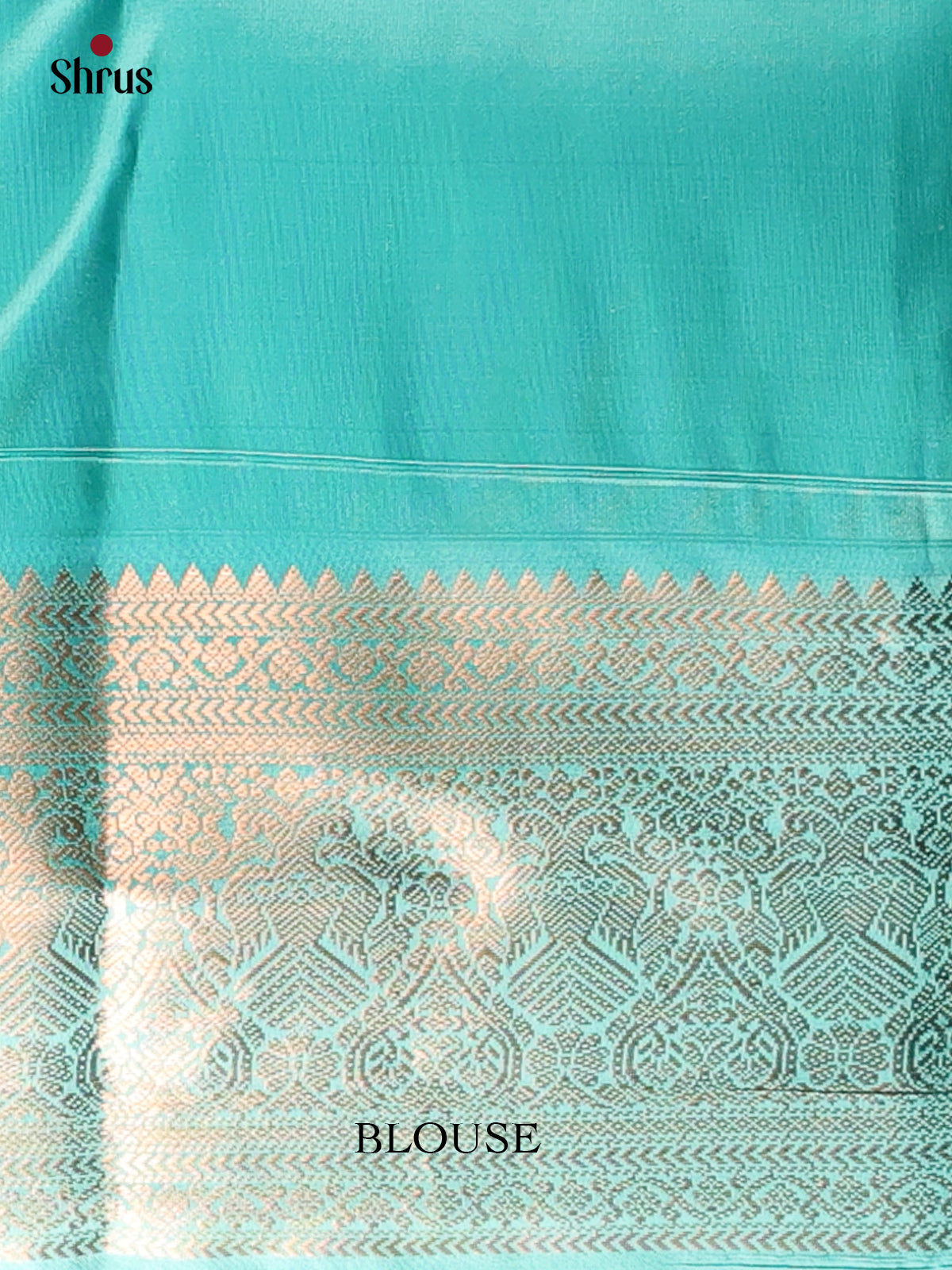Jamun & Teal - Kanchipuram silk Saree - Shop on Shrus.com