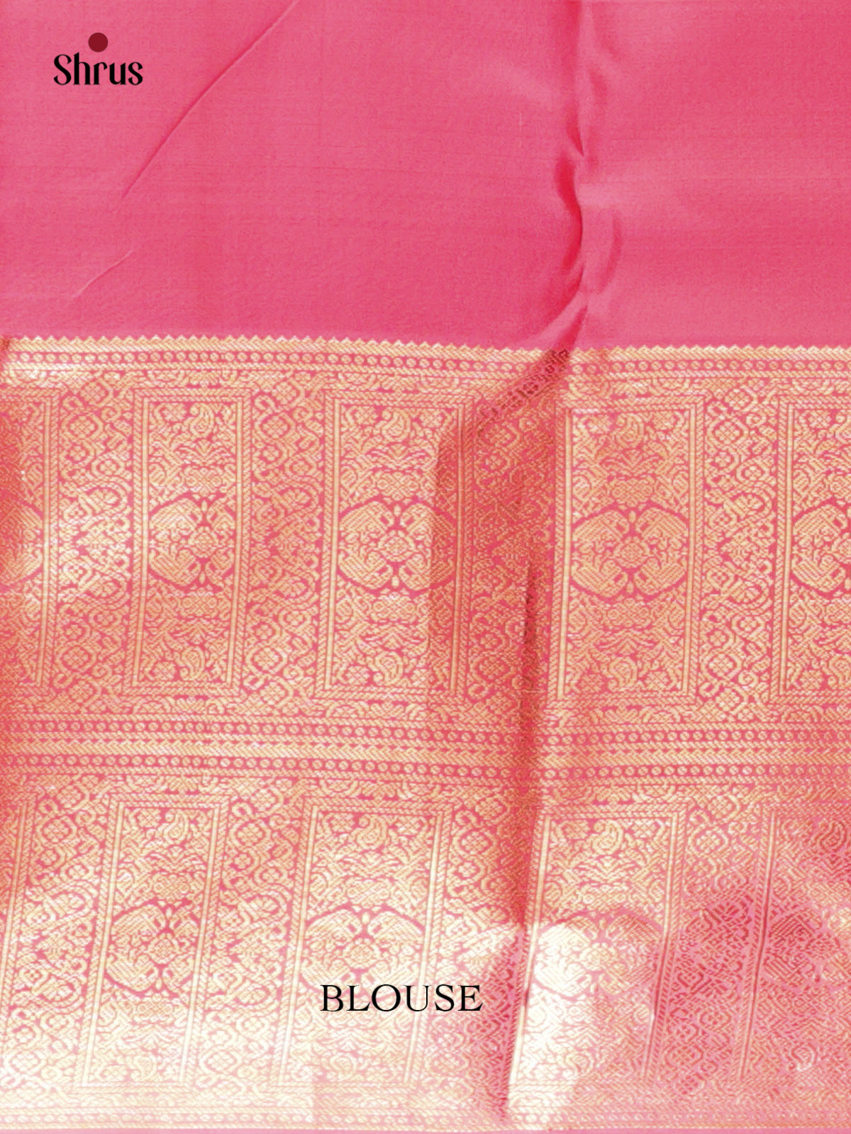 Pastel Blue & Pink - Kanchipuram silk Saree - Shop on Shrus.com