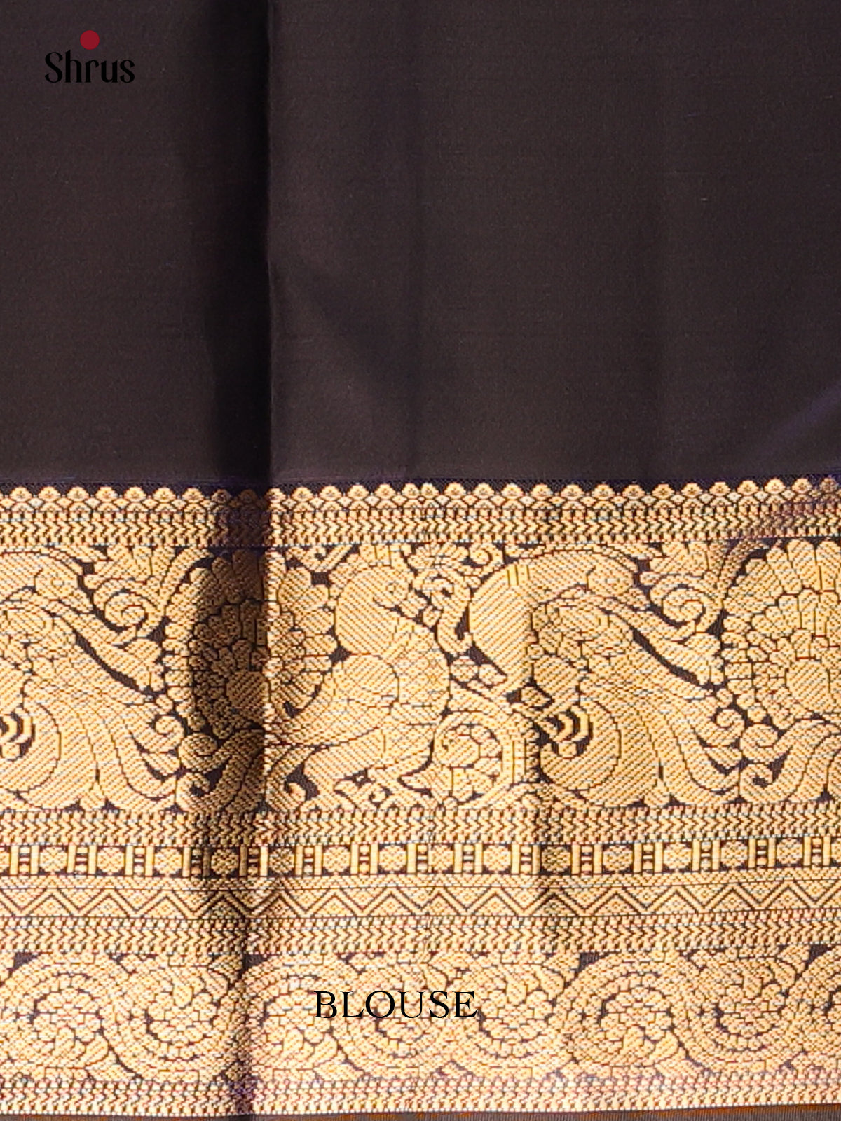 Pink and Brown Pure Kanchipuram silk Saree With Vaira Oosi Checks and Floral Buttas-2