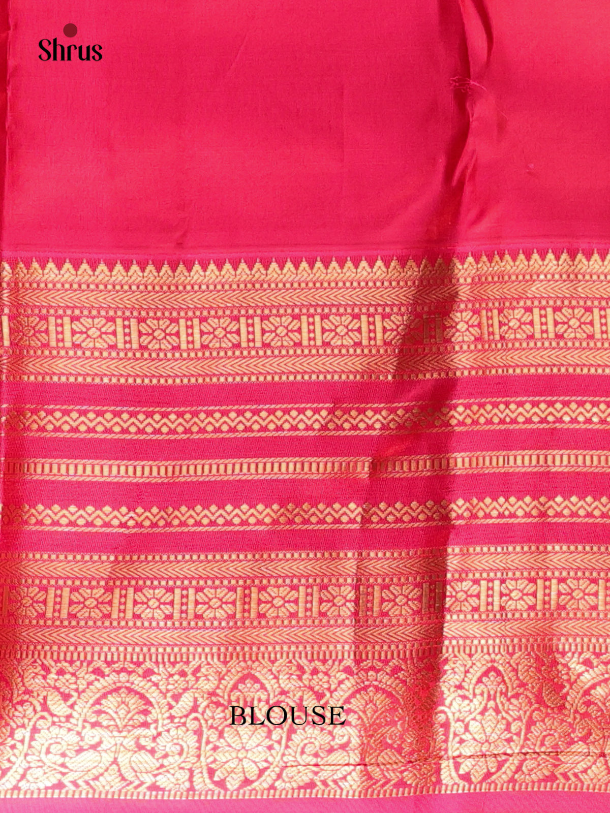 Yellow and Pink Pure Kanchipuram silk Saree With Zari Woven Brocade Design-2
