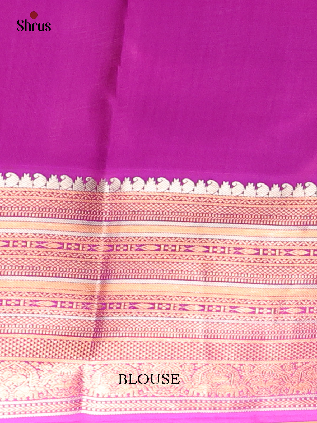 Pastel Green & Purple- Kanchipuram silk Saree - Shop on Shrus.com