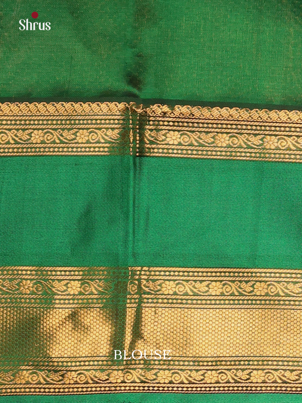 Pink & Green - Silk Cotton Saree - Shop on Shrus.com