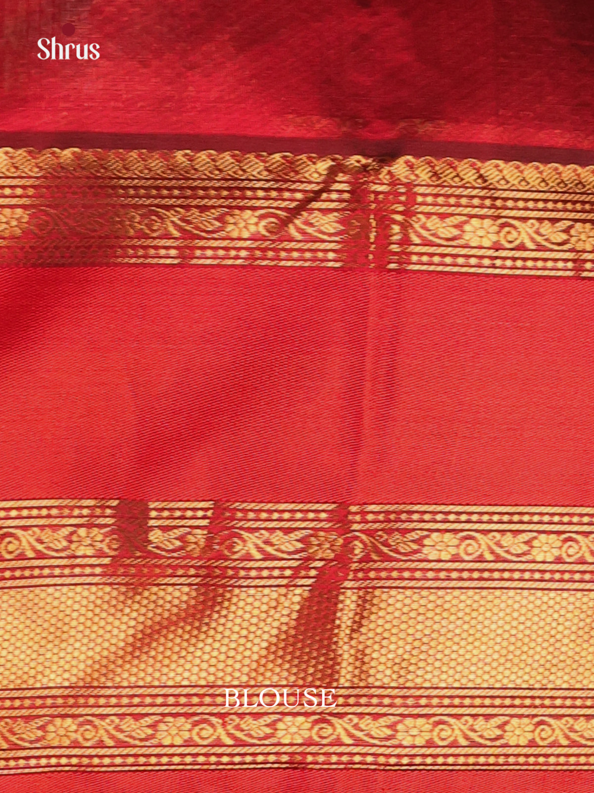 Yellow & Maroon - Silk Cotton Saree - Shop on Shrus.com