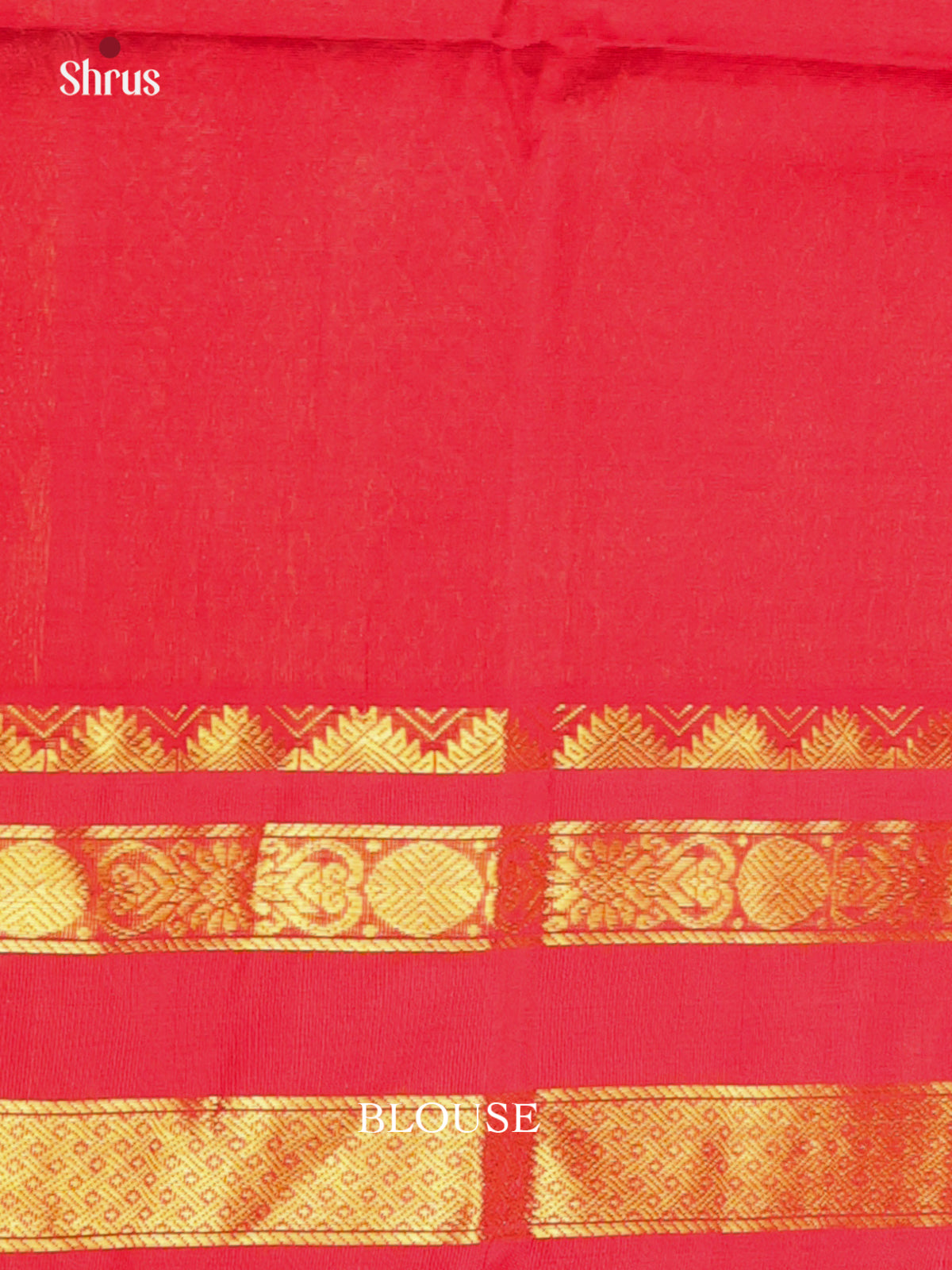 Lime Green & Red - Silk Cotton Saree - Shop on Shrus.com
