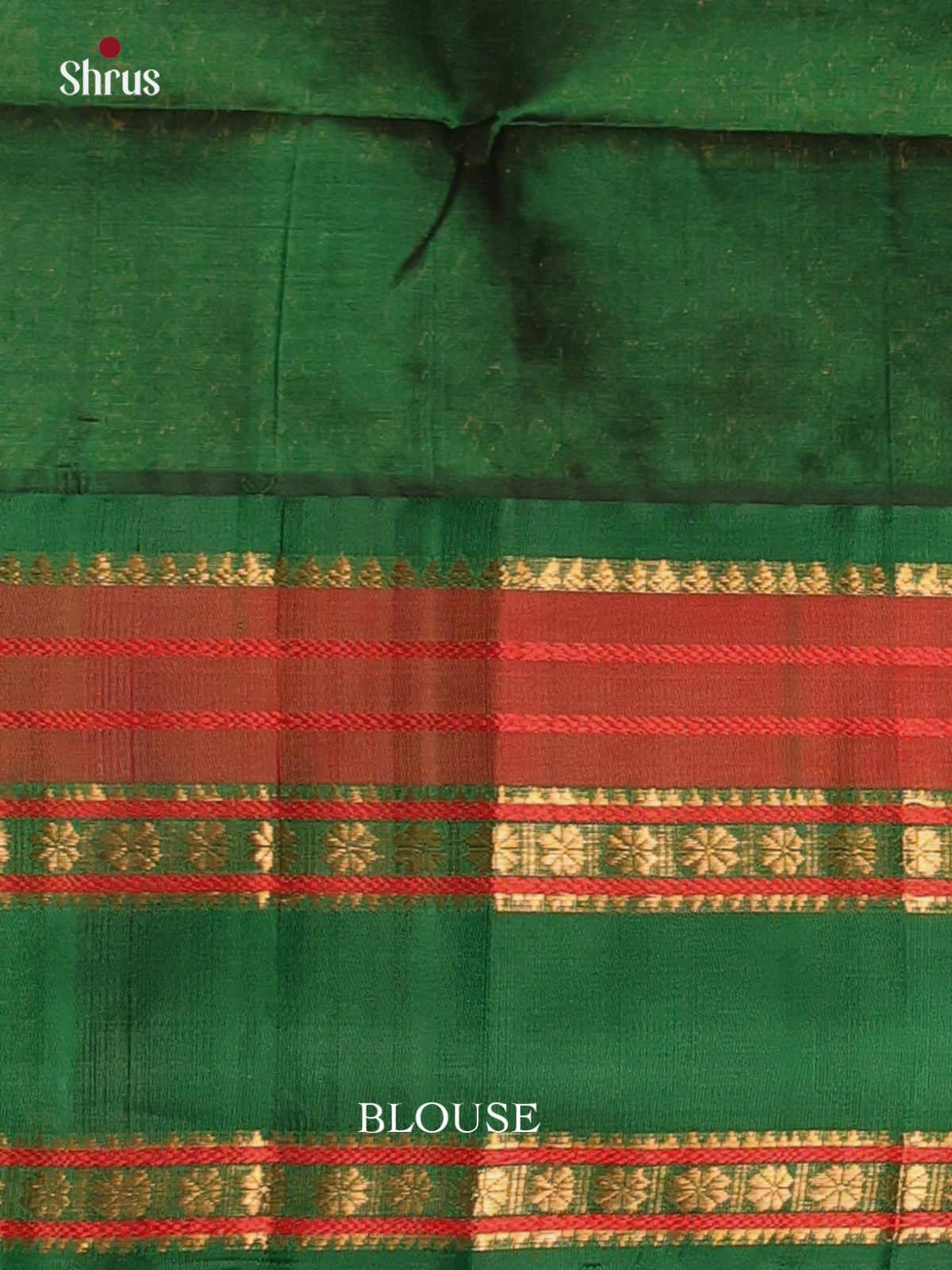 Pink & Green - Silk Cotton Saree - Shop on Shrus.com
