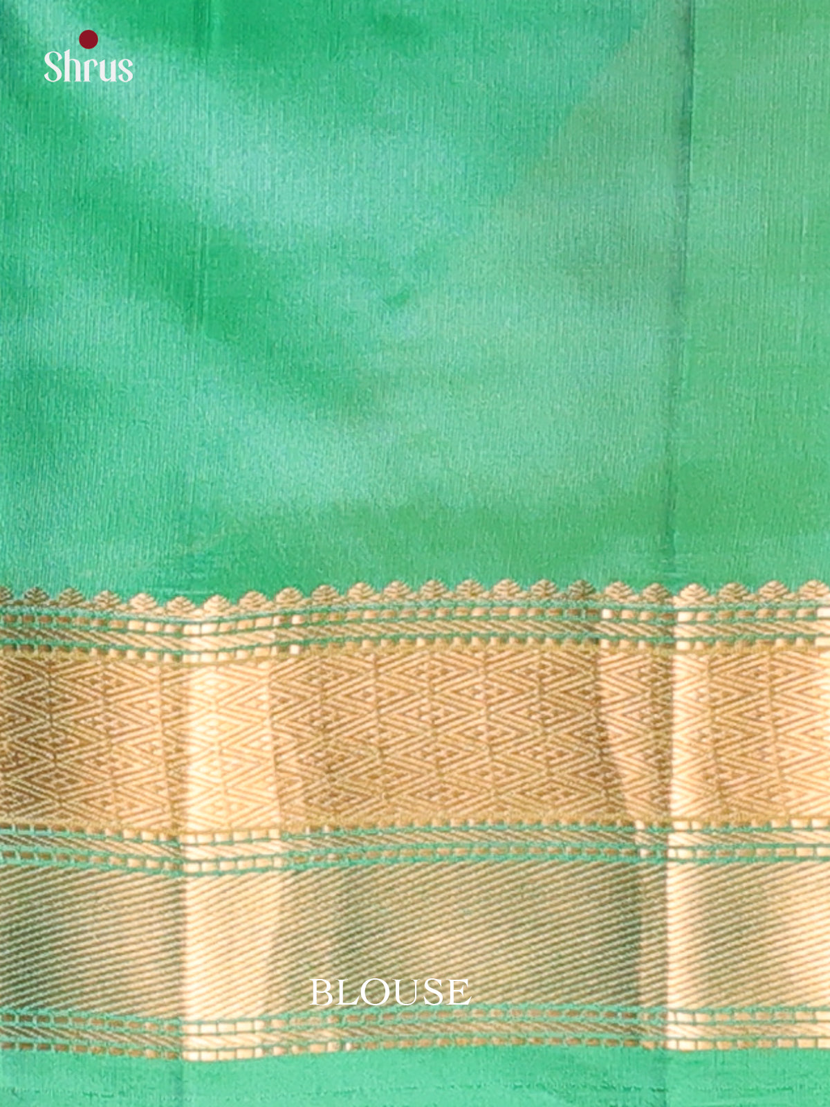 Maroon & Green - Kanchipuram-halfpure Saree - Shop on Shrus.com