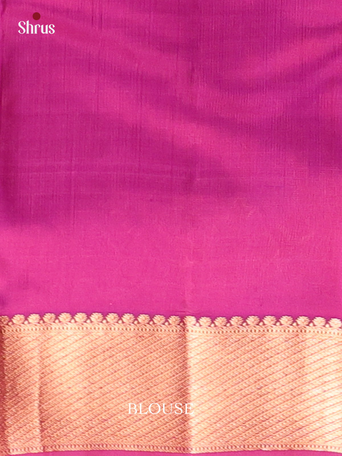 Blue & Majenta- Kanchipuram-halfpure Saree - Shop on Shrus.com