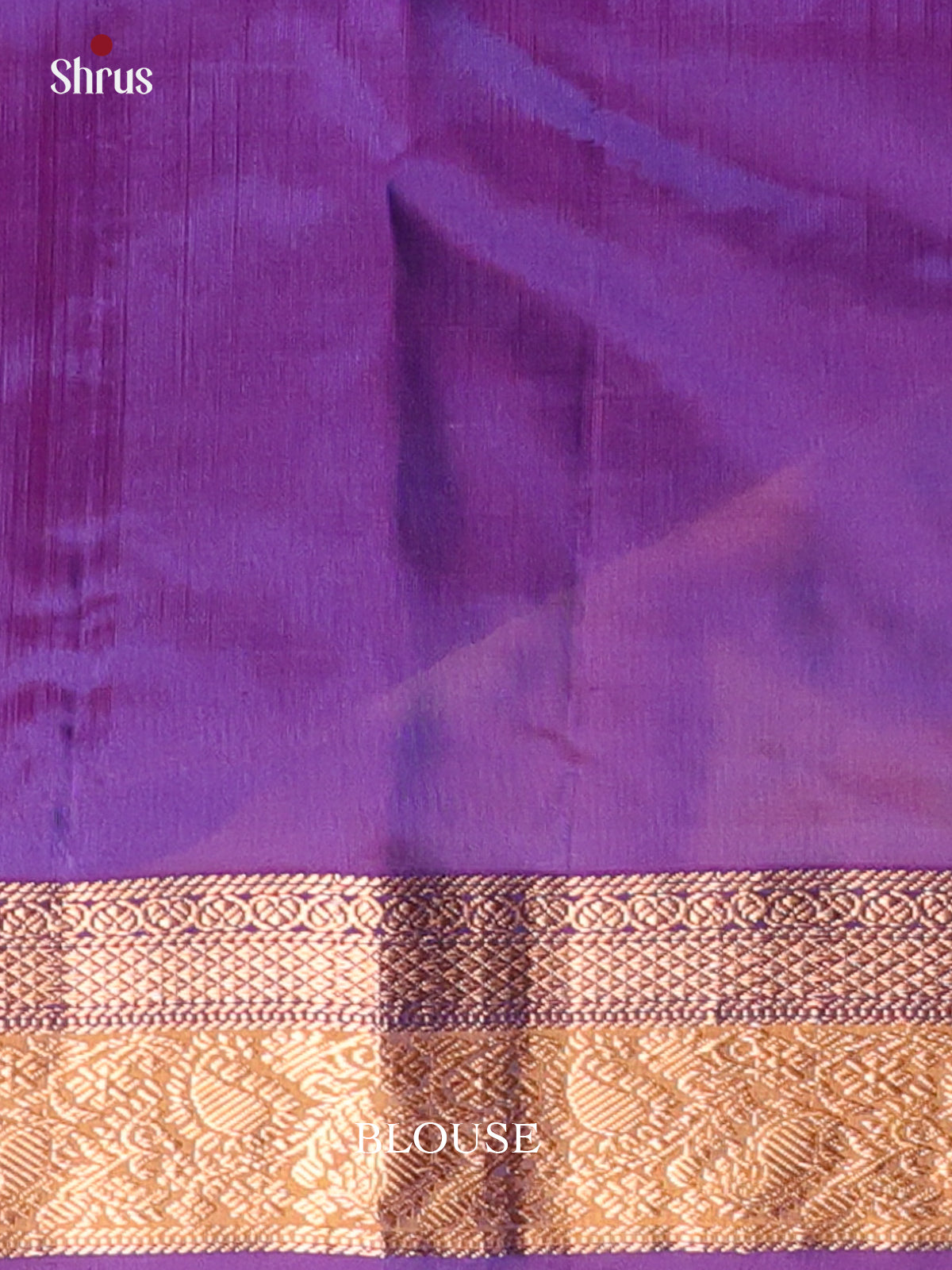 Lavender & Violet - Kanchipuram-halfpure Saree - Shop on Shrus.com