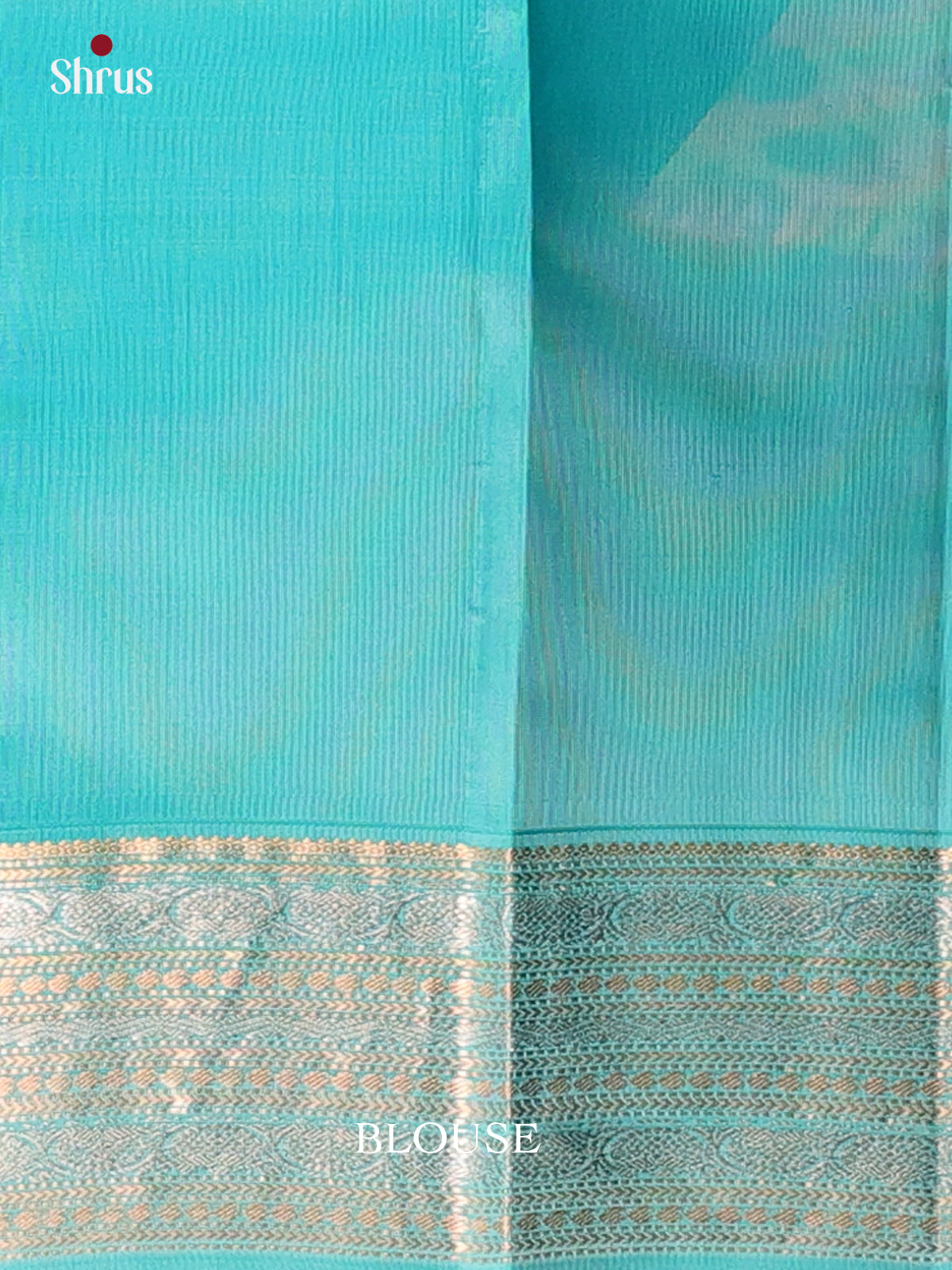 Purple & Teal - Kanchipuram-halfpure Saree - Shop on Shrus.com