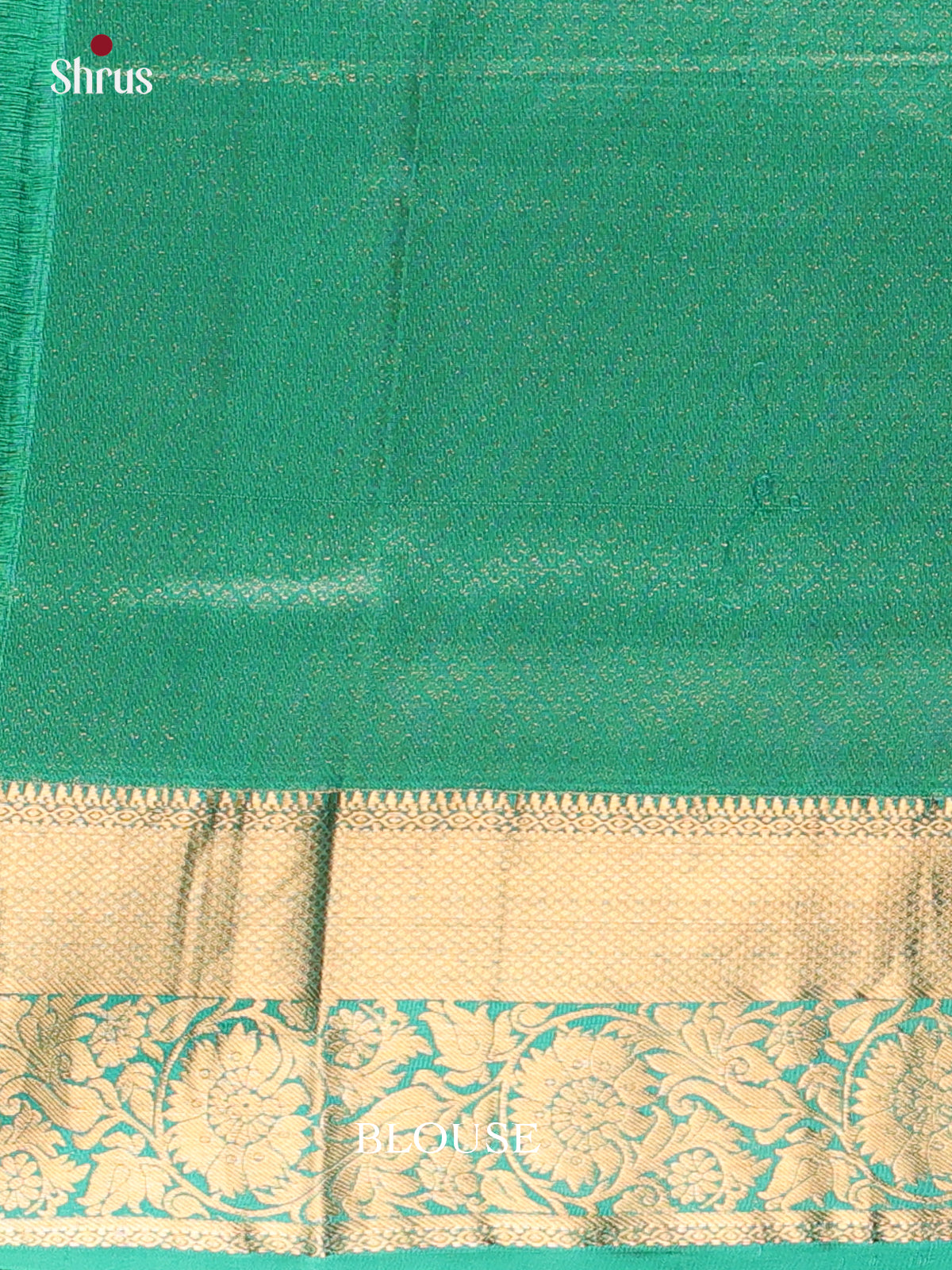 Mustard & Green- Kanchipuram-halfpure Saree - Shop on Shrus.com