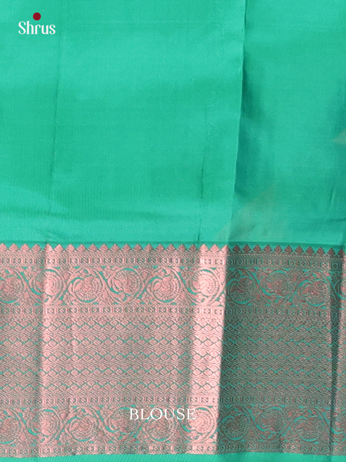 Brown & Green - Kanchipuram-halfpure Saree - Shop on Shrus.com