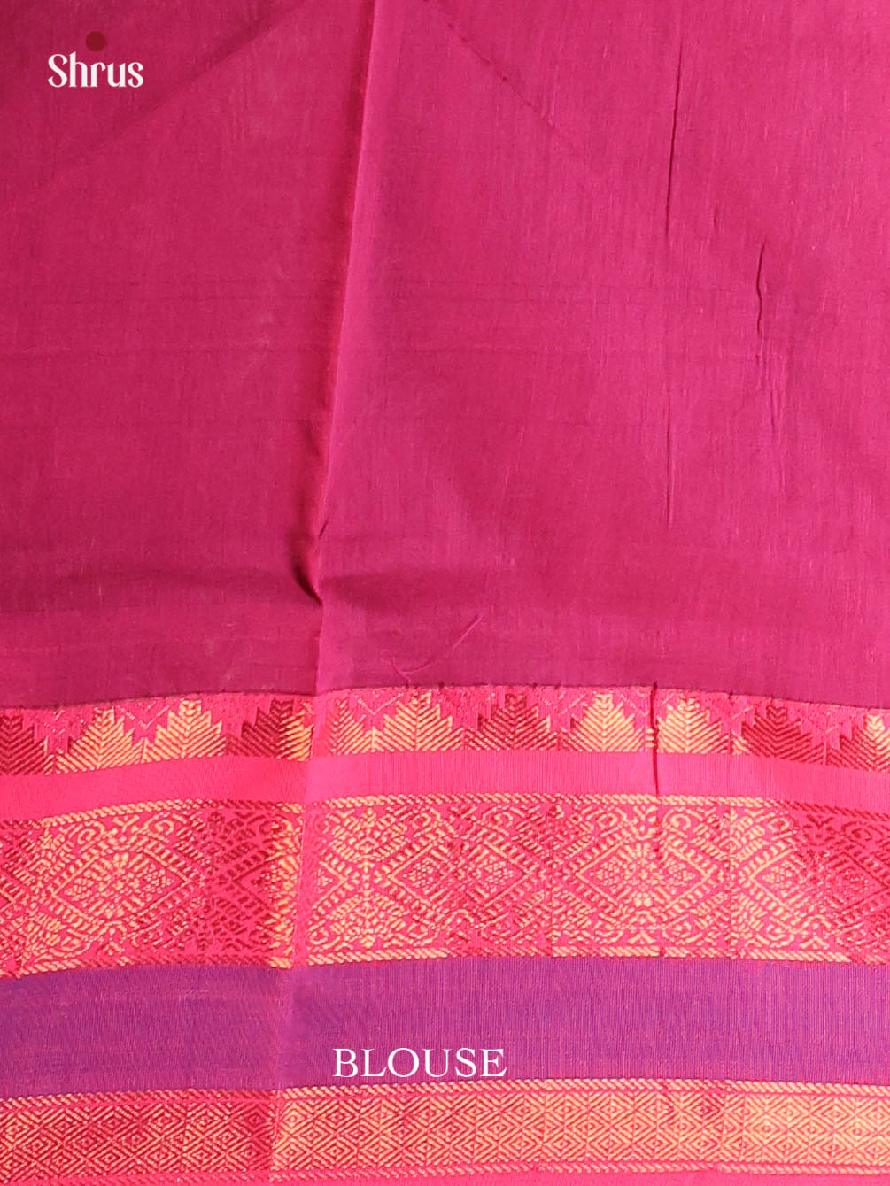 Lite Green & Purple - Kalyani Cotton Saree - Shop on Shrus.com