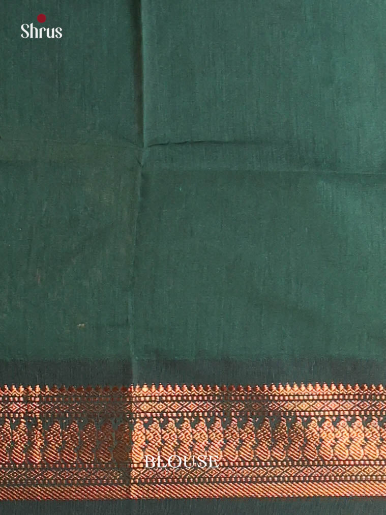 Grey & Green - Kalyani Cotton Saree - Shop on Shrus.com